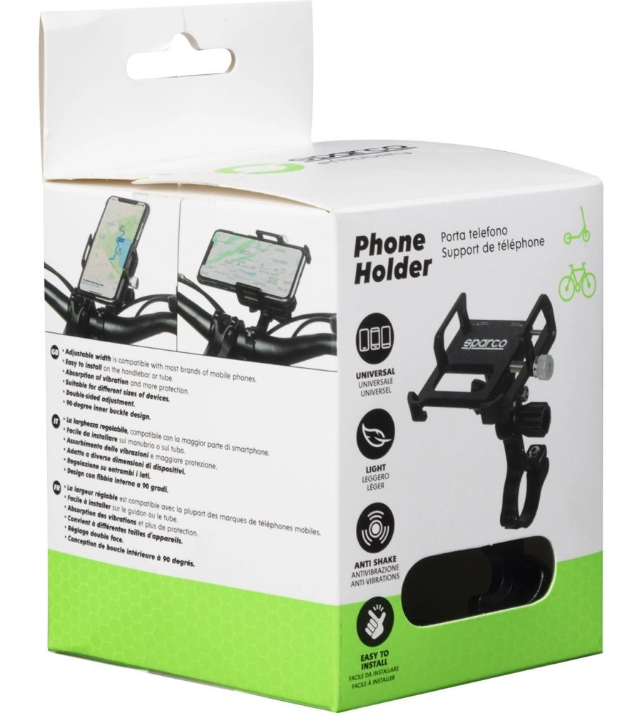 Portasmartphone universale per bici sparco girevole 90°